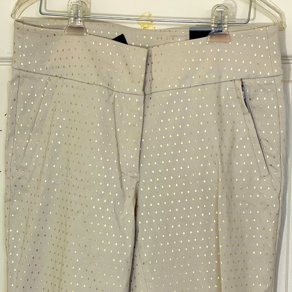 NWT Lane Bryant Golden Polka Dots Pant Size 14 - Picture 3 of 9